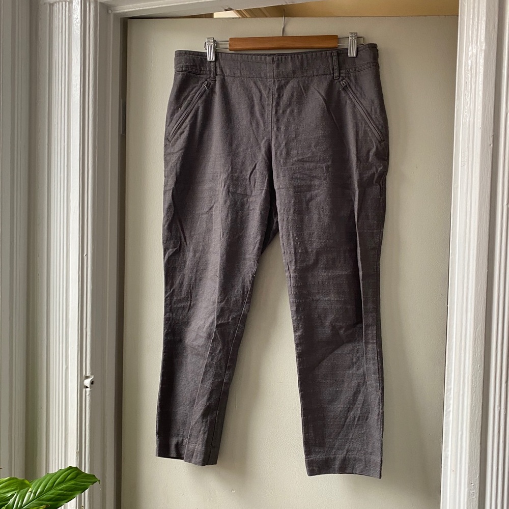 Cropped Trouser with Side Zip
